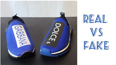 real vs fake dolce and gabbana sneakers|false Dolce & Gabbana.